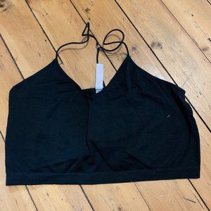 Black Crop Top/Brami